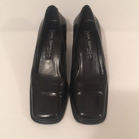 Via Spiga Black Leather Shoes - Picture 8 of 15